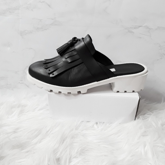 Miista Shoes - Miista | Black Leather Mules